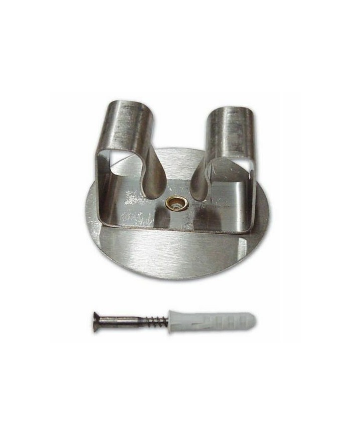 SUPPORTO PORTASCOPE INOX ADESIVO