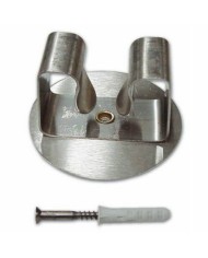 SUPPORTO PORTASCOPE INOX ADESIVO