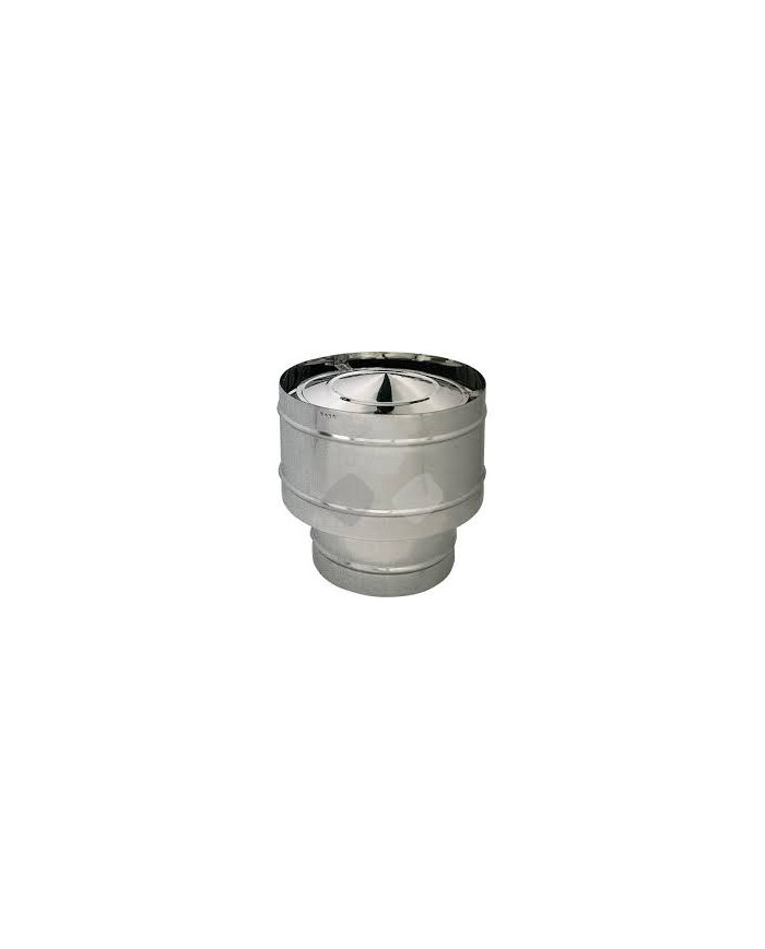 FUMAIOLO ANTIVENTO INOX D.25