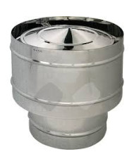 FUMAIOLO ANTIVENTO INOX D.25