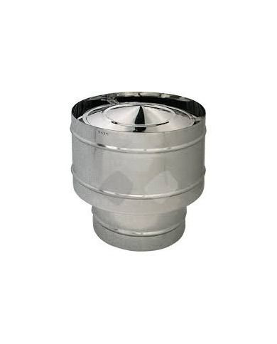 TERMINALE  ANTIINTEMPERIE D.80 INOX