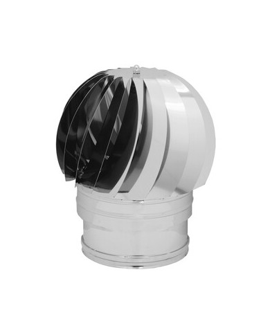 TERMINALE GIREVOLE INOX D.250