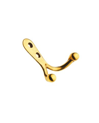GANCIO DOPPIO OTTONE LUCIDO