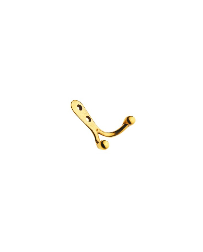 GANCIO DOPPIO OTTONE LUCIDO