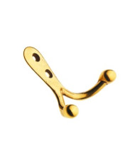 GANCIO DOPPIO OTTONE LUCIDO