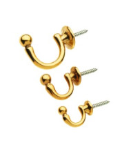 GANCI TENDE OTTONE LUCIDO 50X40