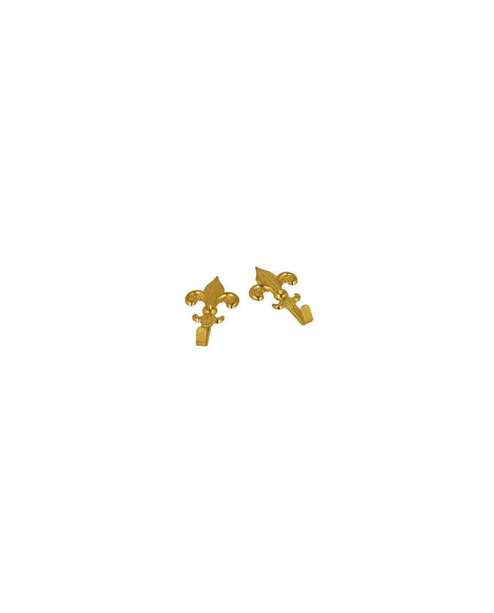 GANCI QUADRI OTTONE LUCIDO GIGLIO SFUSO