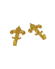 GANCI QUADRI OTTONE LUCIDO GIGLIO SFUSO