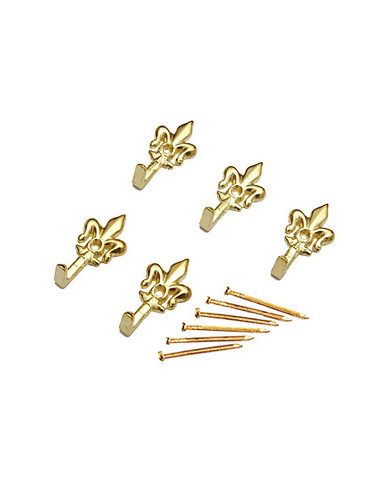 SET GANCI QUADRO GIGLIO ORO MIGNON