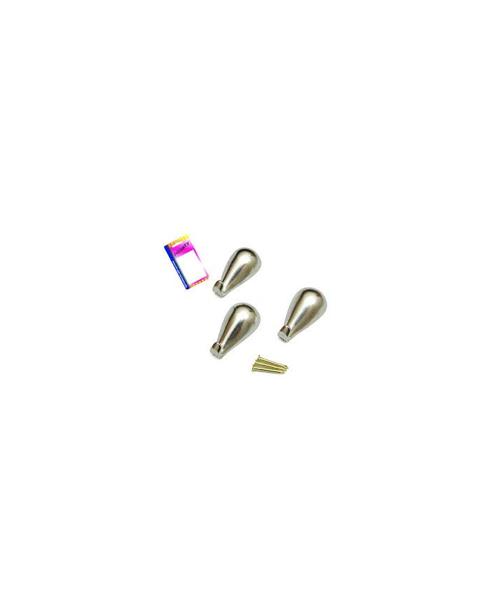 SET 5 GANCI GOCCIA ARGENTO