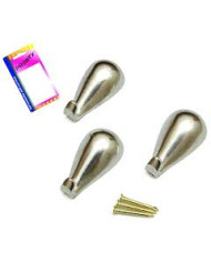 SET 5 GANCI GOCCIA ARGENTO