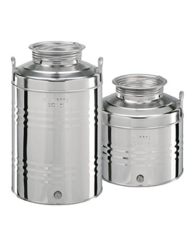 BIDONE INOX LT.10 MAFFEI C/F RUB