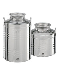 BIDONE INOX LT.10 MAFFEI C/F RUB