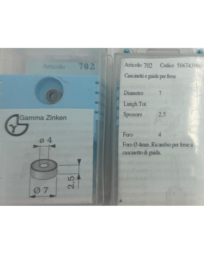 CUSCINETTO SFERE HSC D.7 F.4