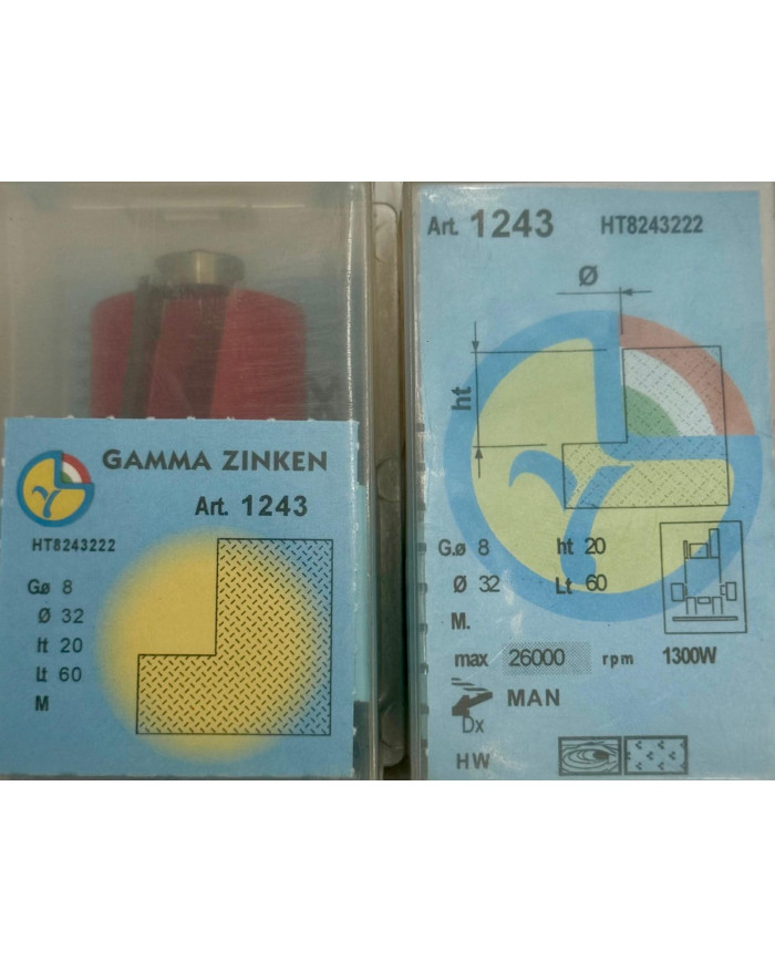 FRESA LEGNO TCT G.8 32X20X60 T