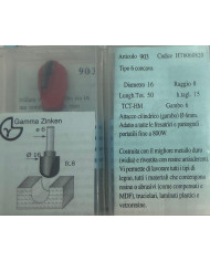 FRESA PER LEGNO TCT D.16 R.8