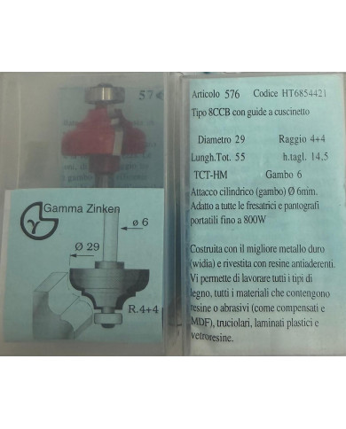 FRESA PER LEGNO TCT D.29 G.6