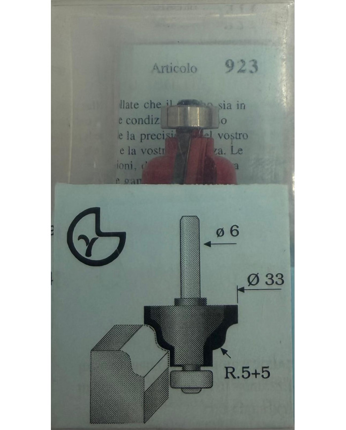 FRESA PER LEGNO TCT D.33 R.5+5