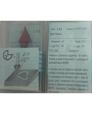 FRESA PER LEGNO TCT D.15 GR.22