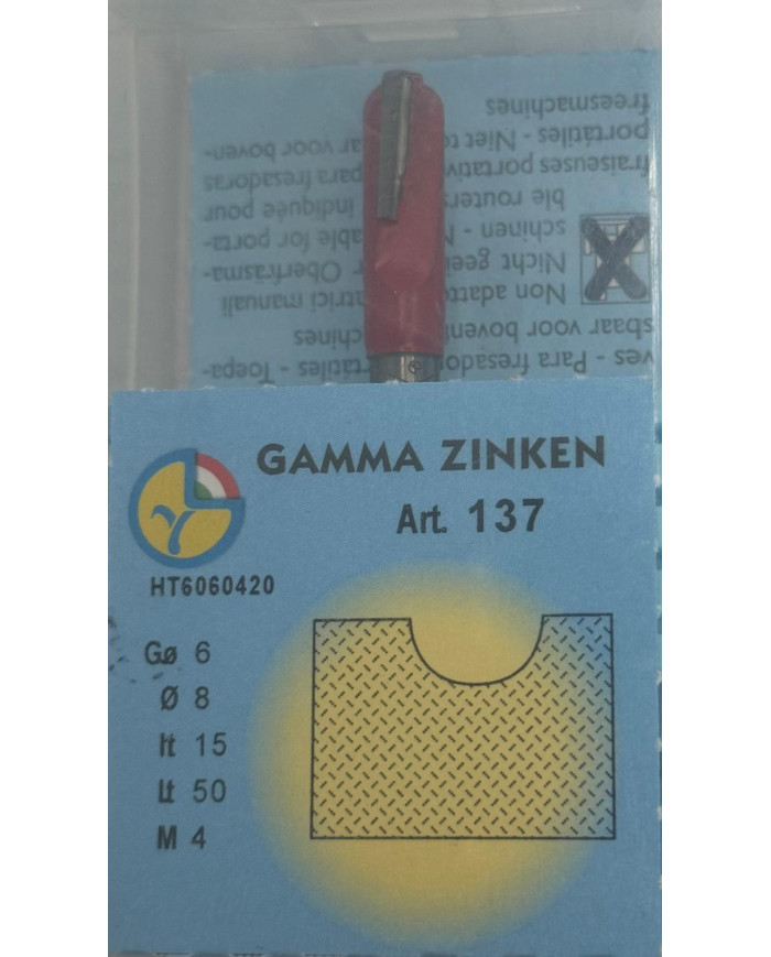 ESP FRESA TPER LEGNO TCT D.8 R.