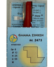 FRESA LEGNO HV G.6 TP 2TT D.12