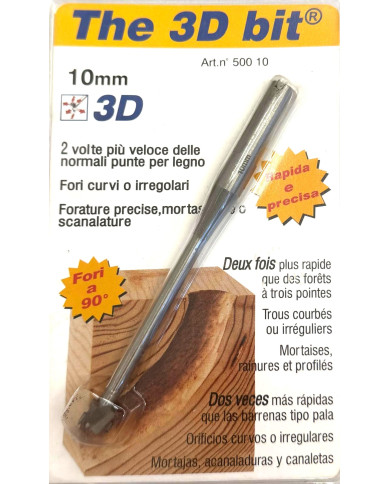 FRESA X LEGNO 3D HSS D.10X135