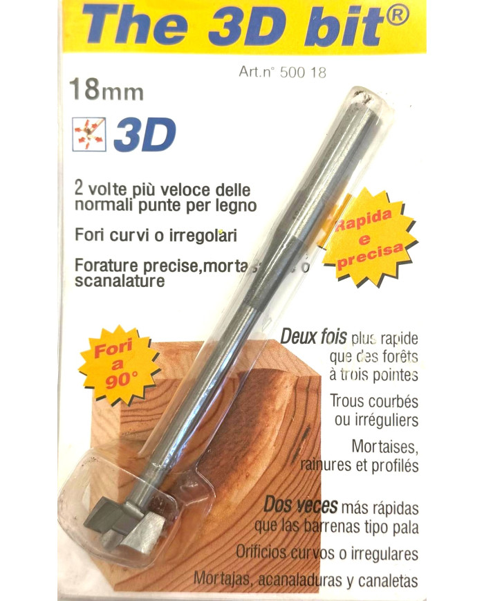 FRESA X LEGNO 3D HSS D.18X135