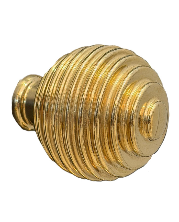 POMOLO RIGATO ORO PVD MM.75**