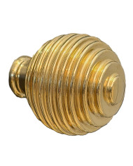 POMOLO RIGATO ORO PVD MM.75**