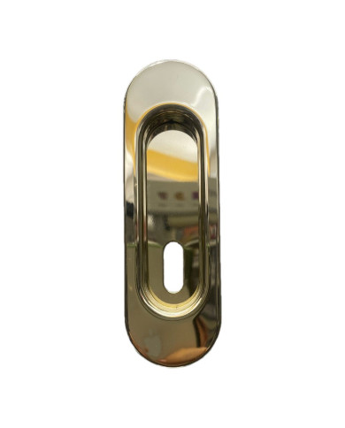 MANIGLIA INCASSO PVD CON FORO