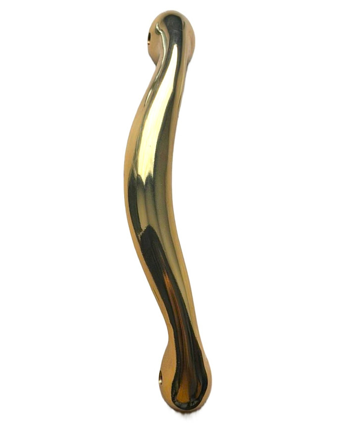 MANIGLIONE ONDA OTTONE LUCIDO