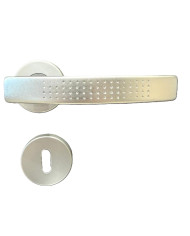 MANIGLIA ALLUMINIO LONDRA CON ROSETTA D.50 PATENT