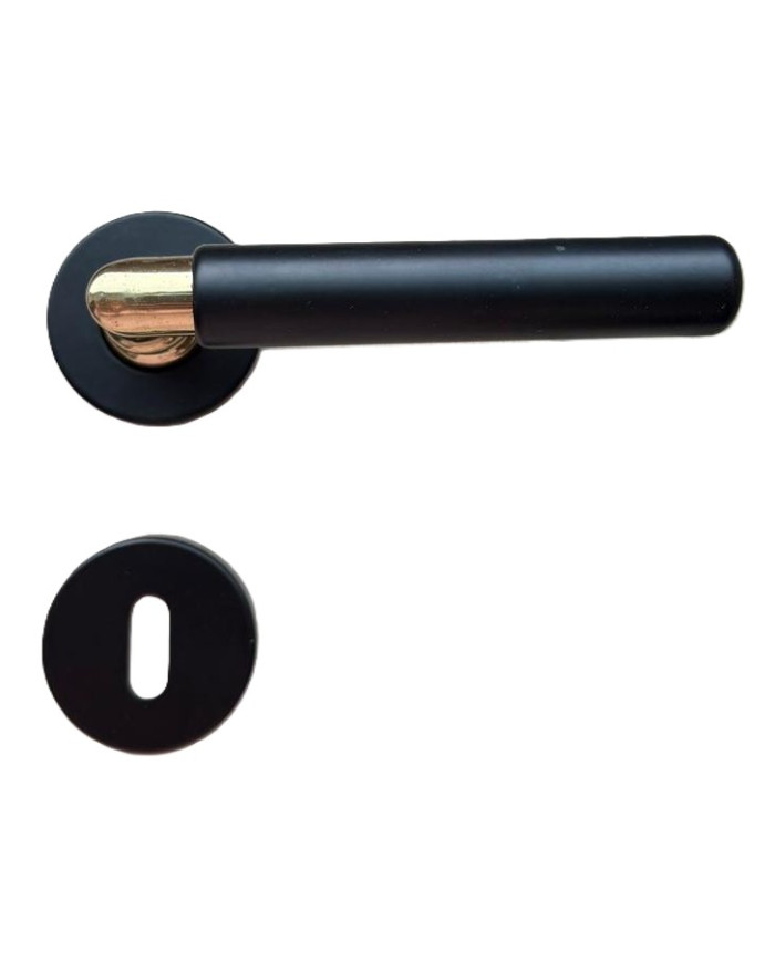 CIV MANIGLIA NERA C/ROSETTA **