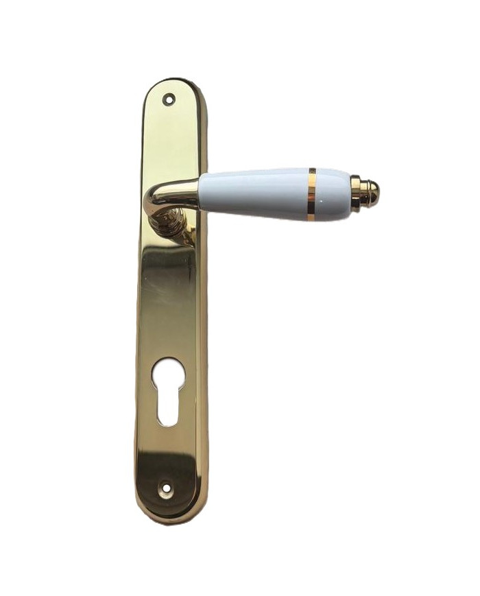 LICIA PORCELLANA FILI ORO PLACCA YALE