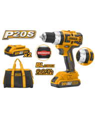 TRAPANO AVVITATORE IMPULSI BRUSHLESS 20V CON 2 BAT