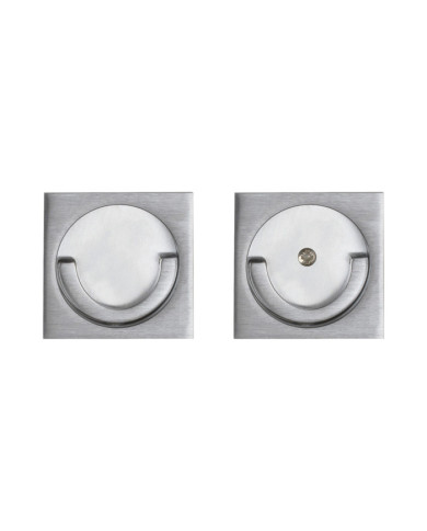 MANIGLIA CON ANELLO DI TRASCINAMENTO CROMO SATINAT