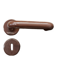 MAN.NYLON MARRONE C/ROSET.**