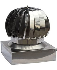 FUMAIOLO EOLICO INOX 47X47