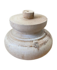 PIEDINO LEGNO GREZZO D.110 H. 75 ART.15/11