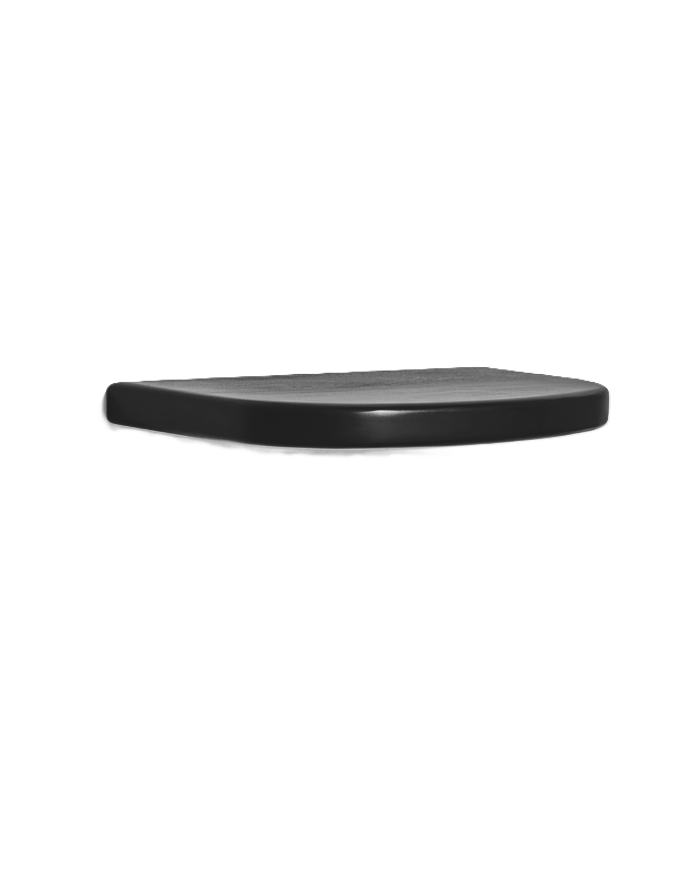 MENSOLA TV LAMINATO STOND.NERA CM.50X40X2,2 + PZ 1