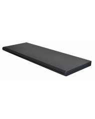 MENSOLA LEGNO LAM.NERO CM.100X24X25  **
