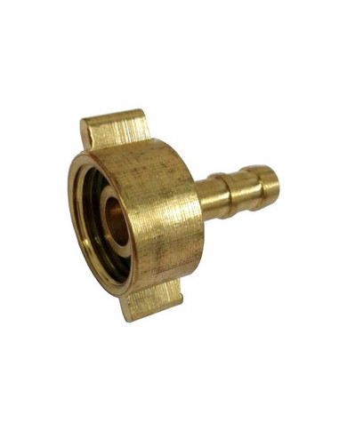 RACCORDO OTTONE GIREVOLE PORTAGOMMA GPL 1/2X10 MM