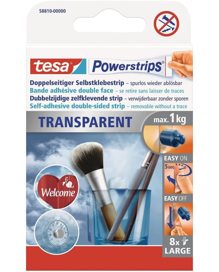 POWERSTRIPS LARGE TRASPARENTE