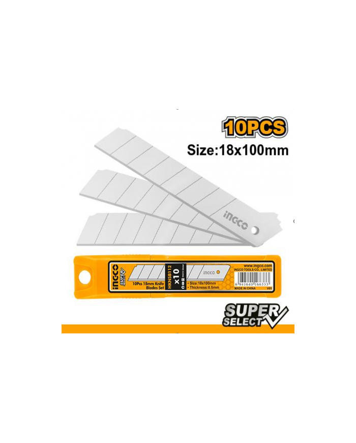 SET 10 LAME RICAMBIO CUTTER 18X100MM