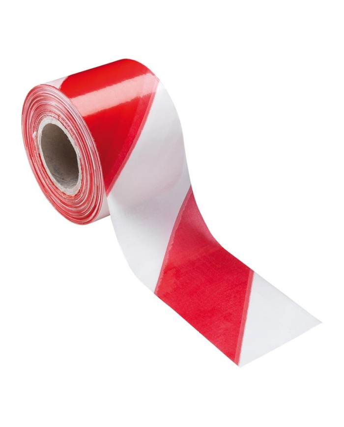 NASTRO SEGNALETICO BIANCO/ROSSO 50X33 MT