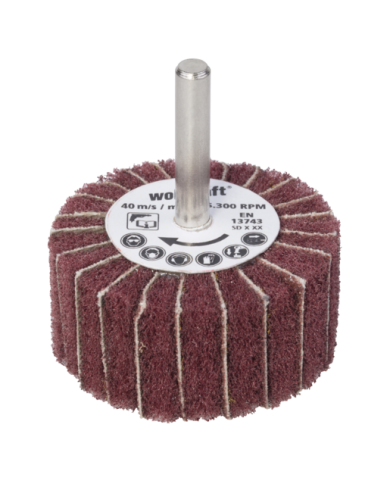 MOLA A LAMELLE GRANA 150 CON SCOTCHBRITE MM50X25