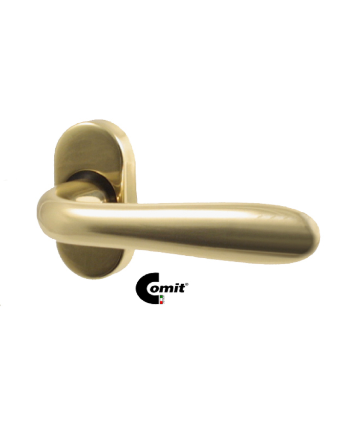 MANIGLIA GOCCIA C/ROSETTA OVALE OLV