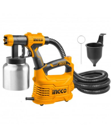 AEROGRAFO ELETTRICO 550W C/ACCES  SERBATOIO INOX