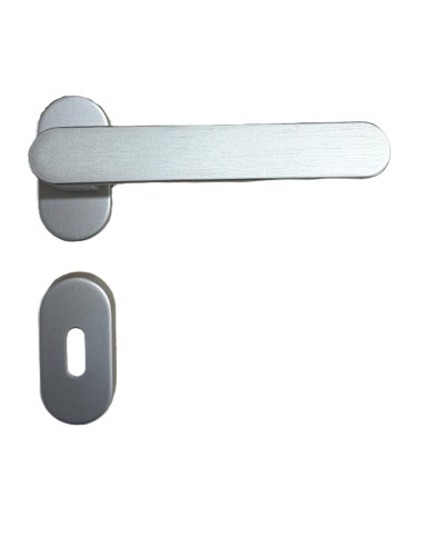 MANIGLIA LOLA  AO C/ROSETTA 0.96 PATENT OVALE