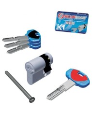 CILINDRO CROMO SATINATO EVOK1 CHIAVE 35-55